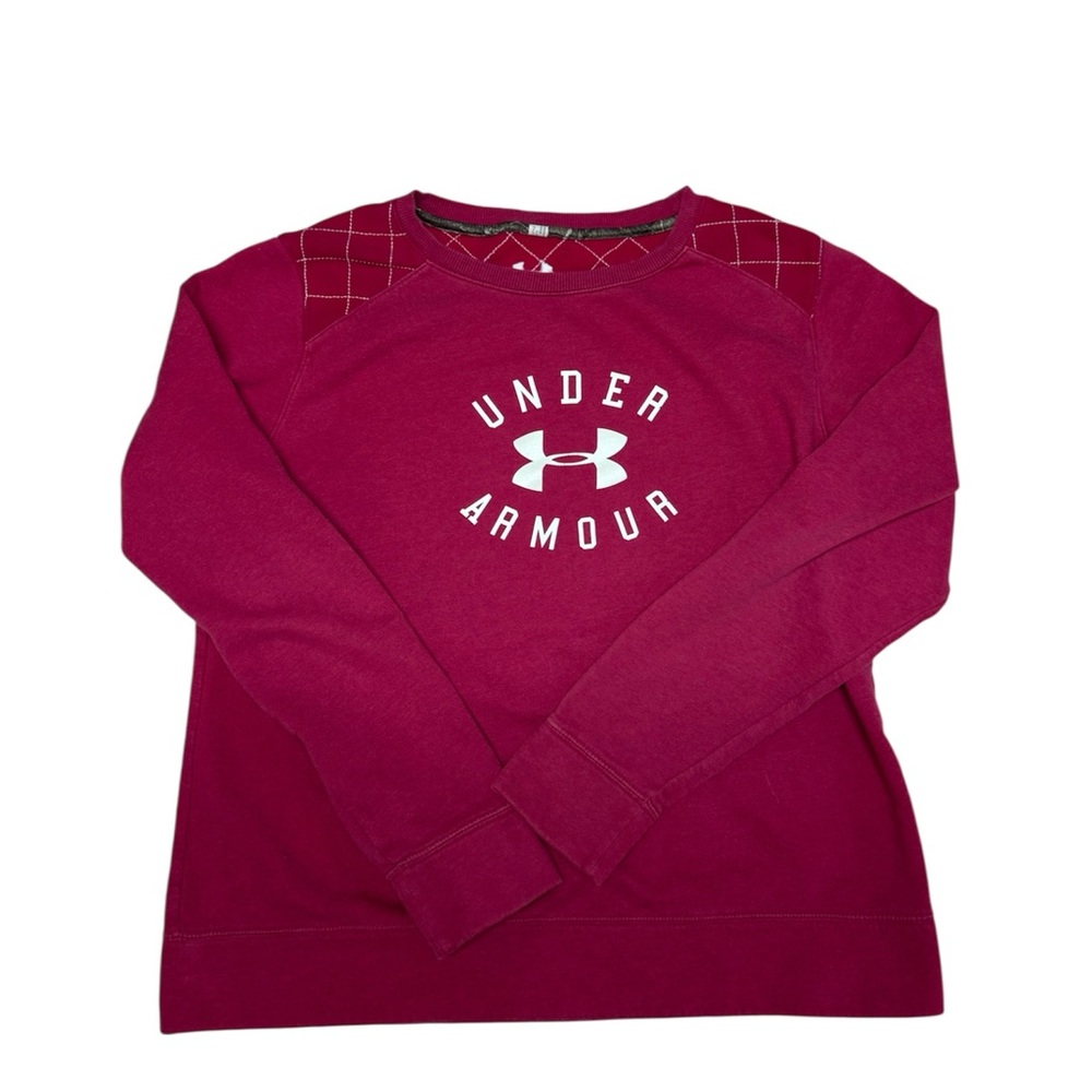 Under Armour Women's Burgundy Crew Neck Sweater